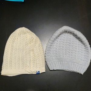 Set of 2 Winter Knit Hats Beanies - FREE w/ bundle